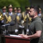 Ο Βολοντίμιρ Ζελένσκι σε ομιλία του για την Ουκρανική Πολεμική Αεροπορία